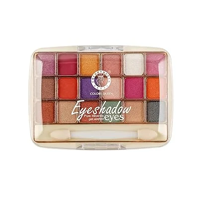 Eyeshadow Palette with Brush |Long-Lasting, Blendable Eye Makeup| Matte & Shimmery Finish, Multicolor 11.5g, Safe for All Skin Types image 2