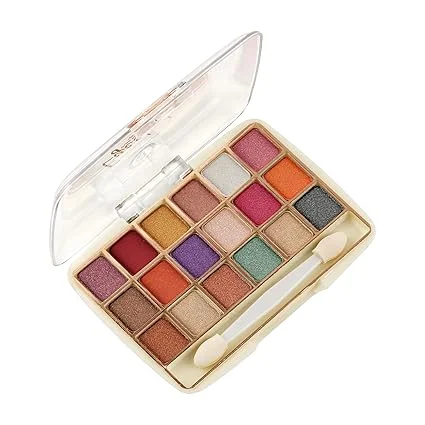 Eyeshadow Palette with Brush |Long-Lasting, Blendable Eye Makeup| Matte & Shimmery Finish, Multicolor 11.5g, Safe for All Skin Types image 1