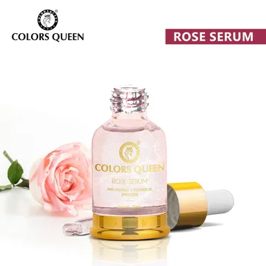 Rose Face Serum 30ml | Lightweight & Non-Greasy Niacinamide Serum for Anti-Ageing, Brightening, Hydration & Glowing Skin | Suitable for All Skin Types thumbnail 1