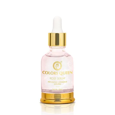 Rose Face Serum 30ml | Lightweight & Non-Greasy Niacinamide Serum for Anti-Ageing, Brightening, Hydration & Glowing Skin | Suitable for All Skin Types thumbnail 0