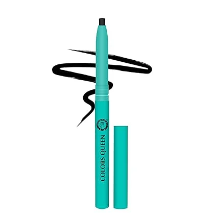 Colors Queen Extreme Dimention Kajal Black 0.6g – Waterproof Smudge-Proof Eye Kajal Pencil with 18 Hour Long Lasting Formula image 1