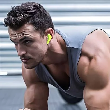 UnV Transparent Wireless Earbuds with LED Display Bluetooth Headphones for Office Calling Fitness Music True Wireless In-Ear Headset image 5