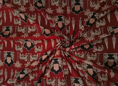 Pure Cotton Jaipuri Printed Fabric thumbnail 1