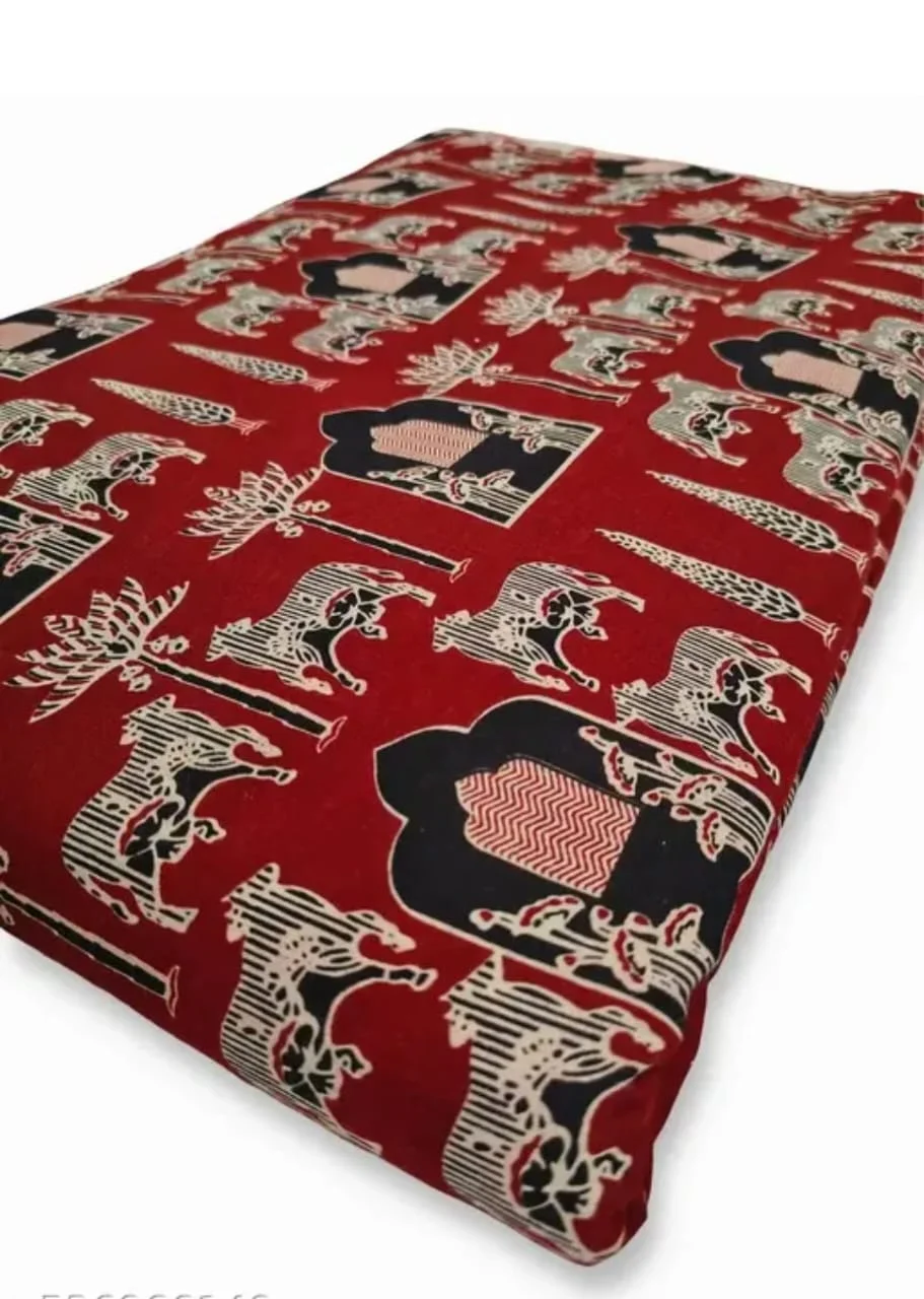 Pure Cotton Jaipuri Printed Fabric image 1