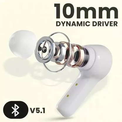 SMART SPHERE Transparent TWS Bluetooth Earbuds with Calling Mic, ASAP Fast Charging Gaming Buds, Low Latency Wireless Earphones for Mobile Android iOS India image 3