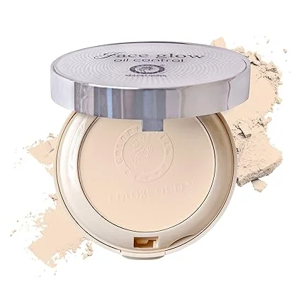 Colors Queen Oil Control Compact Powder SPF 15 Lightweight Pressed Face Powder for Women|Pore Minimising Matte Finish|Shade 01 Ivory 20g image 5