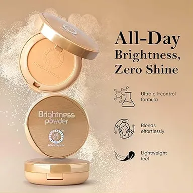 Best Colors Queen Brightness 2‑in‑1 Compact Powder for Women 20g with SPF Oil Control & Lightweight Matte Finish- Warm Ivory Shade|Makeup Setting & Sun Protection Face Powder  thumbnail 2