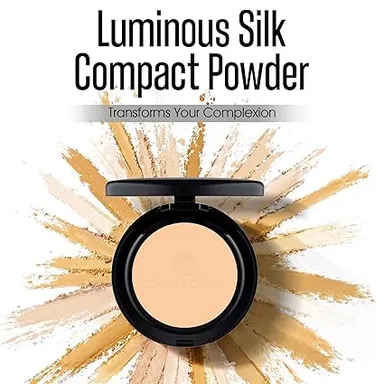 Colors Queen Luminous Silk Compact Powder 10g with Argan Oil |Oil Control, Matte Pressed Powder| Lightweight & Long Lasting Face Makeup for Sand Tan Skin in India thumbnail 4