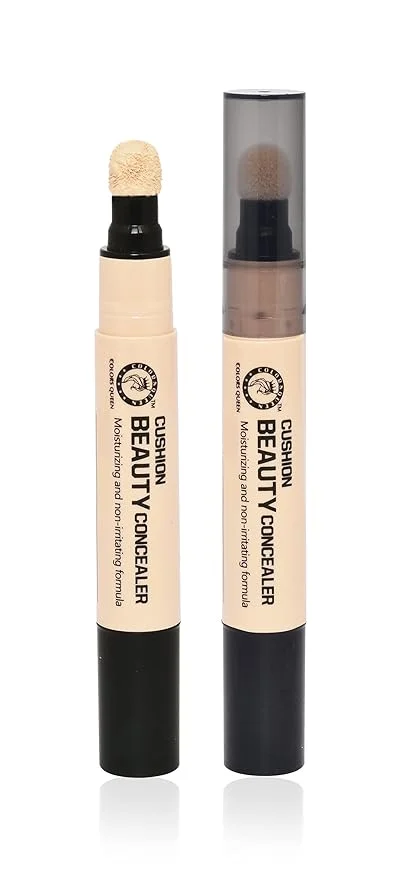 Colors Queen Cushion Beauty Liquid Concealer Shade 03 Medium Beige · Matte Full Coverage Face Concealer for Dark Circles Blemish Correction & Natural Finish Makeup image 2
