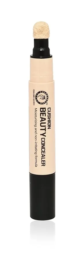 Colors Queen Cushion Beauty Liquid Concealer Shade 03 Medium Beige · Matte Full Coverage Face Concealer for Dark Circles Blemish Correction & Natural Finish Makeup thumbnail 2