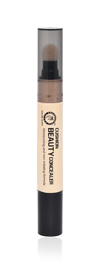 Colors Queen Cushion Beauty Liquid Concealer Shade 03 Medium Beige · Matte Full Coverage Face Concealer for Dark Circles Blemish Correction & Natural Finish Makeup thumbnail 3