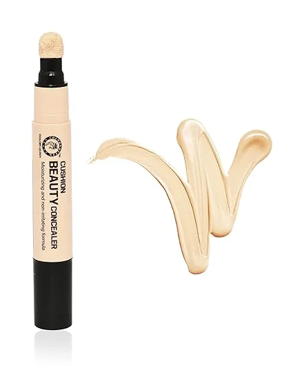 Colors Queen Cushion Beauty Liquid Concealer Shade 03 Medium Beige · Matte Full Coverage Face Concealer for Dark Circles Blemish Correction & Natural Finish Makeup image 1