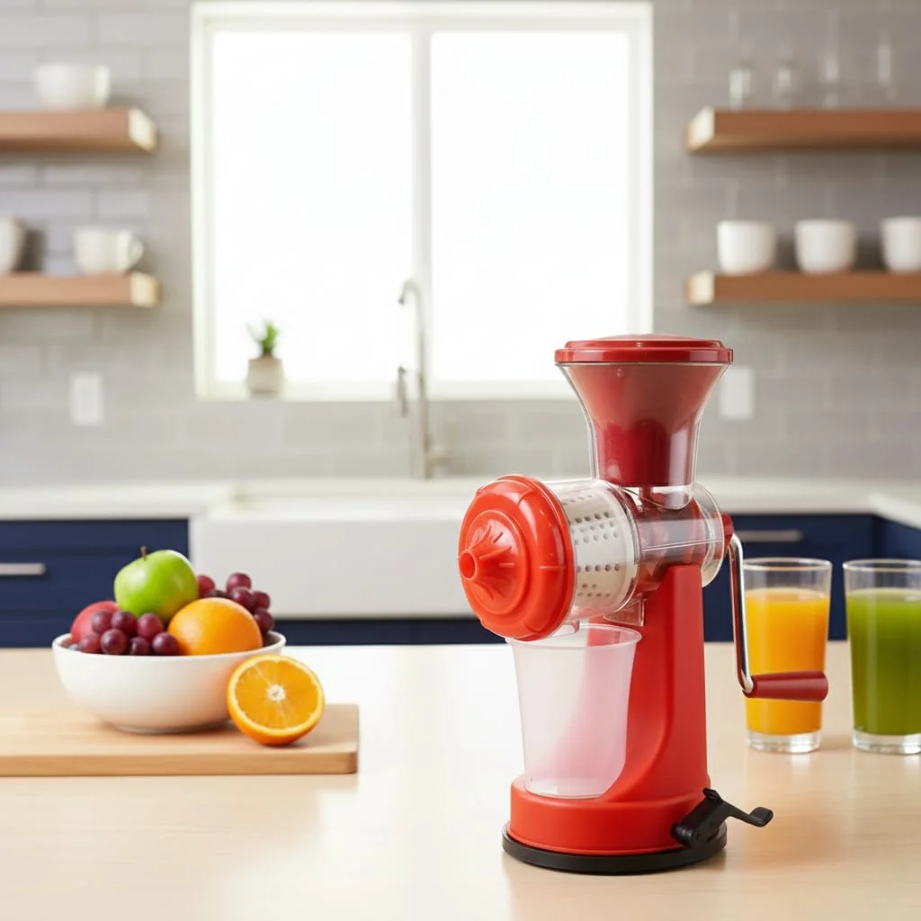 Manual Hand Press Juicer Machine for Fruit Vegetable Juice Extraction High Efficiency Non-Electric Cold Press Manual Juice Extractor Tool for Home Kitchen Daily Use image 3