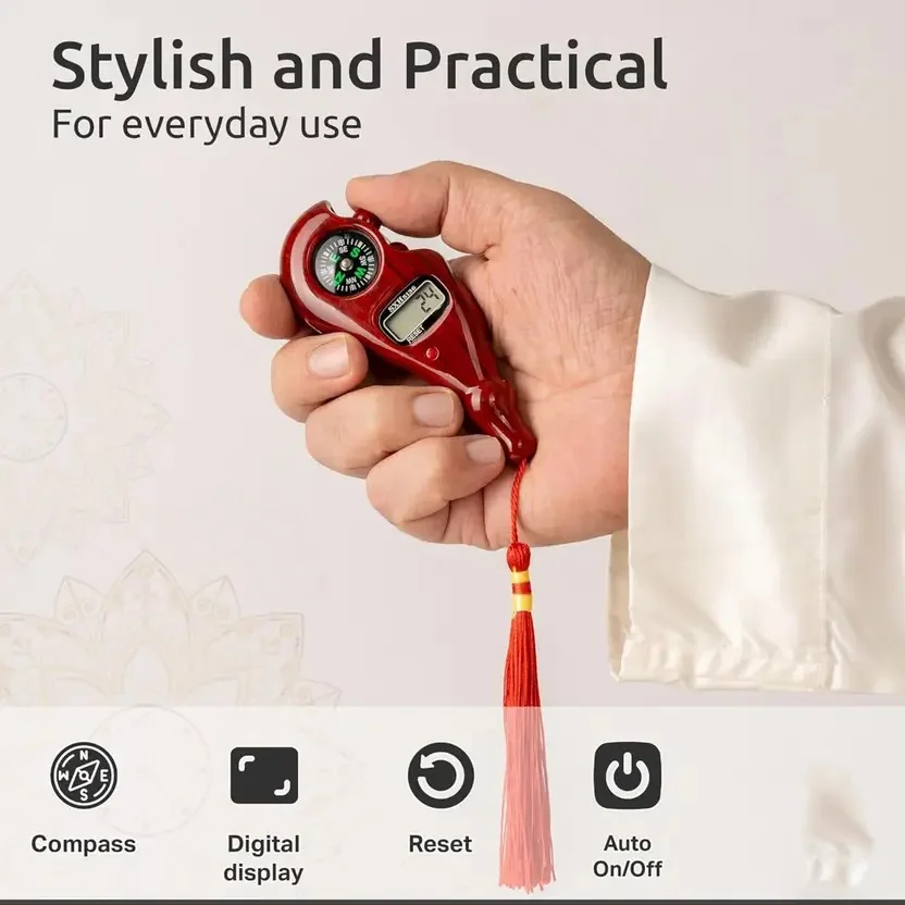 Digital Finger Tally Beads Counter With LCD Display Portable Counting Ring Adjustable Strap For Prayer Tasbih Jaap Beads Rep |Event Tracking Tool image 3