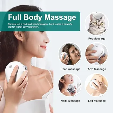 Premium Scalp Massager for Hair Growth and Relaxation – Handheld Silicone Brush | Deep Circulation Head Massage Tool | Stimulates Blood Flow, Reduces Stress & Dandruff | Portable India Hair Care Essential thumbnail 2