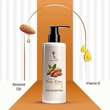 Body Lotion with Almond Extract for Deep Moisturising and Nourishing Dry Skin, Lightweight Daily Use Body Care Lotion for Soft Smooth Skin thumbnail 2