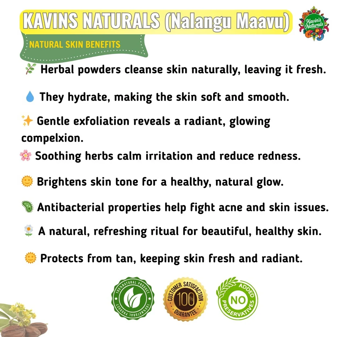 Maavu Skin Whitening Face Pack for Glowing, Bright, and Even Tone Skin | Herbal Natural Face Mask for Men & Women image 3