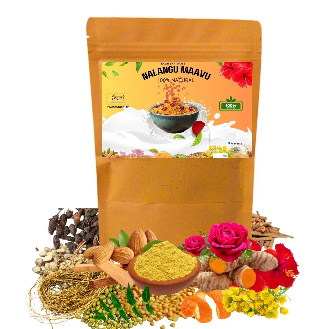 Maavu Skin Whitening Face Pack for Glowing, Bright, and Even Tone Skin | Herbal Natural Face Mask for Men & Women image 1