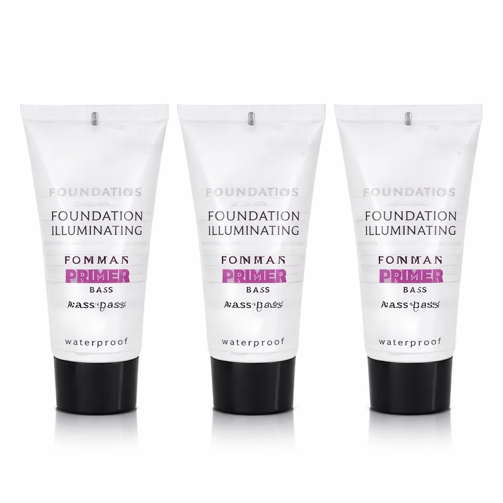 Foundation Illuminating Primer Waterproof by Fonman, Pack of 3, Smooth Long Lasting Makeup Base for Flawless Skin image 2