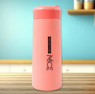 Premium Stainless Steel Vacuum Flask 500 ml Insulated Hot & Cold Bottle with Leak‑Proof Cap Portable Thermos Water Container for Office Travel Gym Students | Pink colour thumbnail 1