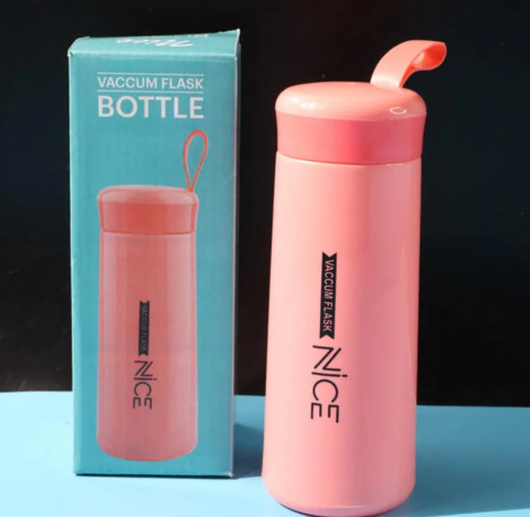 Premium Stainless Steel Vacuum Flask 500 ml Insulated Hot & Cold Bottle with Leak‑Proof Cap Portable Thermos Water Container for Office Travel Gym Students | Pink colour image 4