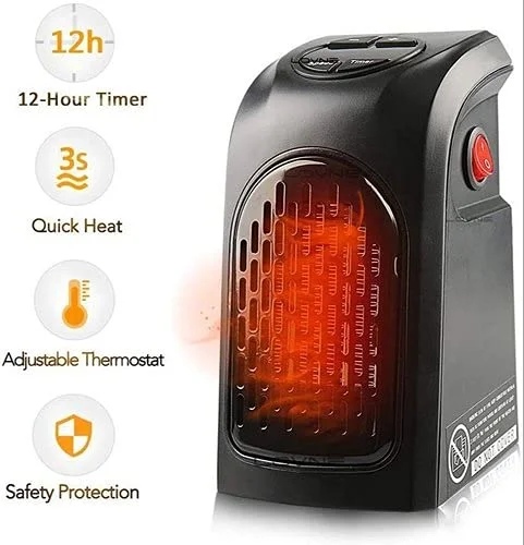 Mini Electric Plug-in Heater for Fast Heating, Portable Space Heater for Home and Office image 2