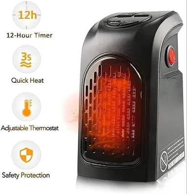 Mini Electric Plug-in Heater for Fast Heating, Portable Space Heater for Home and Office thumbnail 1