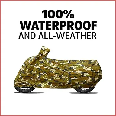 Waterproof TVS NTORQ 125 Race XP Bike Scooty Cover All Variants Dust Proof UV Sun Heat Scratch Protection for Indoor Outdoor Parking [Multicolor] thumbnail 2