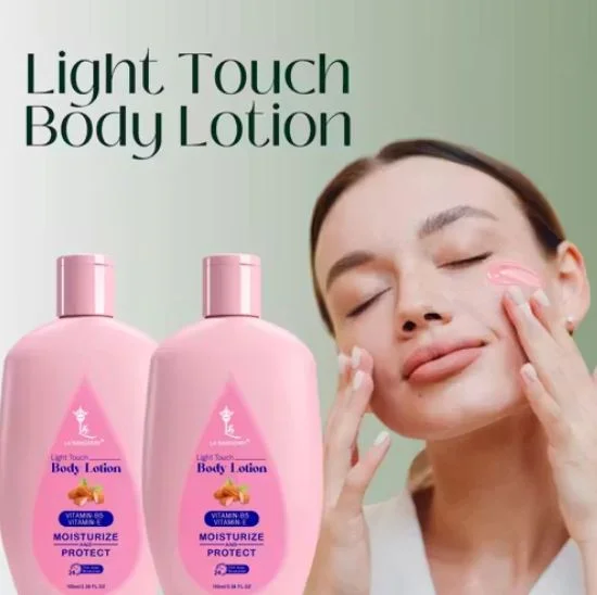 LA'BANGERRY Light Touch Body Lotion Combo Pack 2×100–200ml | Vitamin B5 & Vitamin E Moisturising Body Lotion for All Skin Types | Lightweight Non-Sticky Daily Skin Care image 1
