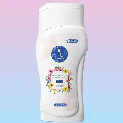 Intense Moisturizer Gel Body Lotion Packaging Design for Skincare Brands | Modern Cosmetic Label Design Inspiration for Hydrating Body Care image 1