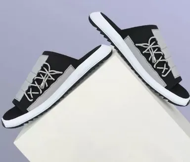Men Grey Sandals for Daily Wear | Comfortable Casual Open Footwear for Men | Lightweight Men Sandals for Office Outdoor and Everyday Use thumbnail 3