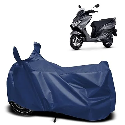 Suzuki Burgman Street 125 Scooter Body Cover Navy – Waterproof Dustproof UV & Sun Heat Rain Protection Full Two Wheeler All Weather Cover image 1
