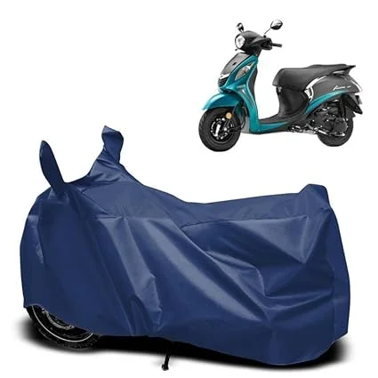 Scooter Body Cover Compatible with Fascino Dustproof,Sun Heat,Rain & UV All Protection Cover(Navy image 1