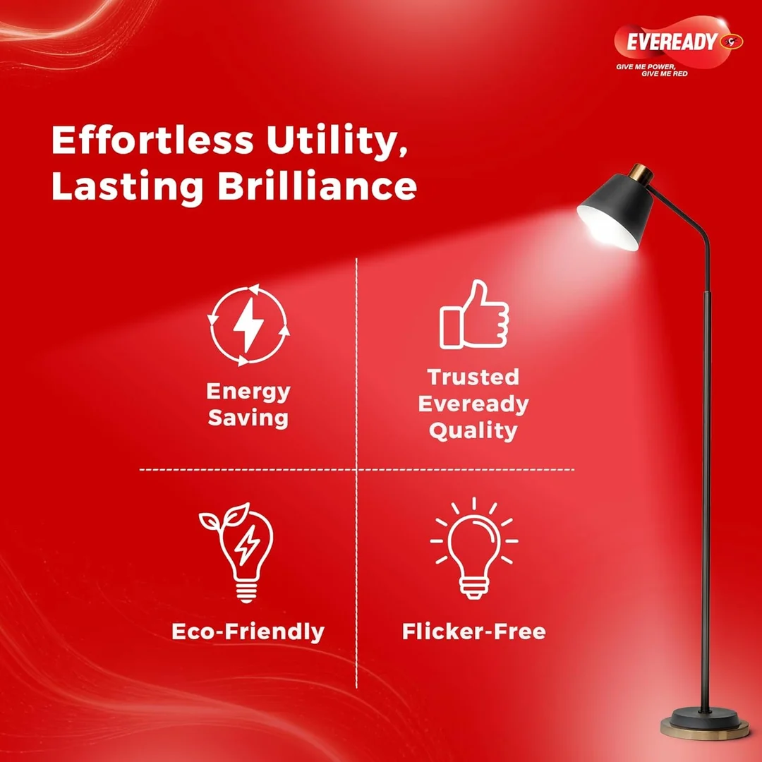 9 Watt LED Bulb Eveready Original Pack of 10 Energy Efficient Cool White Warm White Light Bulbs for Home Office Commercial Use  image 5