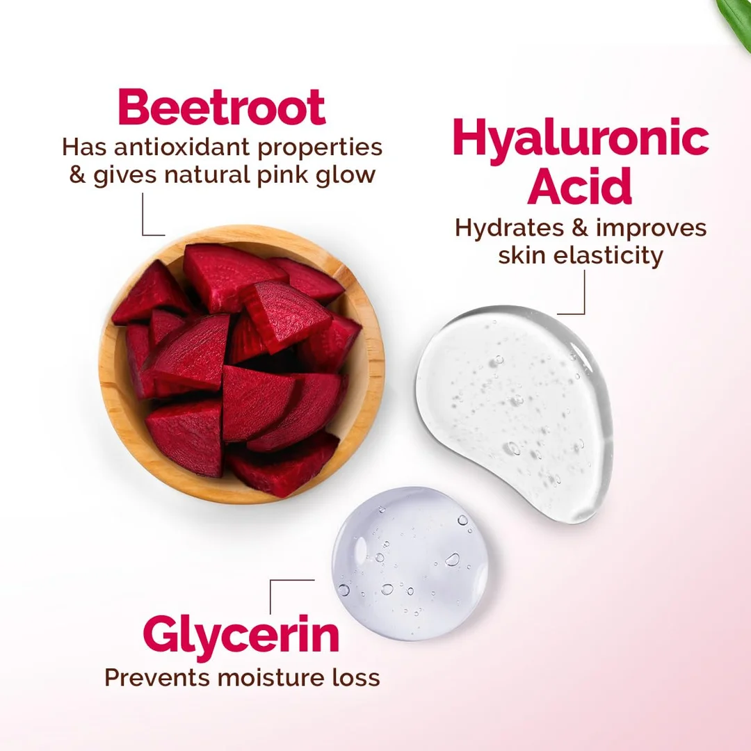 Mamaearth Beetroot Hydraful Light Moisturizing Cream with Beetroot & Hyaluronic Acid – 50g × 2 Pack | 24H Hydration, Quick Absorbing Non-Greasy Face, Hand & Body Moisturizer image 6
