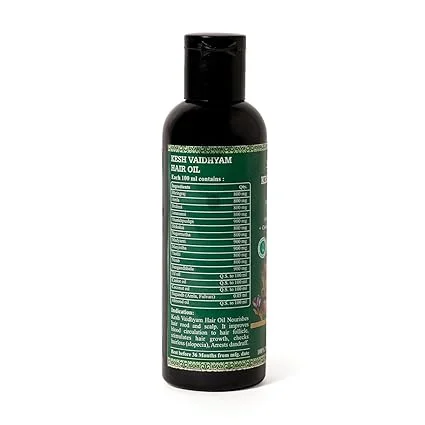Vaidhya Amritam Kesh Vaidhyam Hair Oil 100ml Ayurvedic Hair Growth Oil with Amla Bhringraj Brahmi Reduce Hair Fall Strengthen Roots For All Hair Types image 2