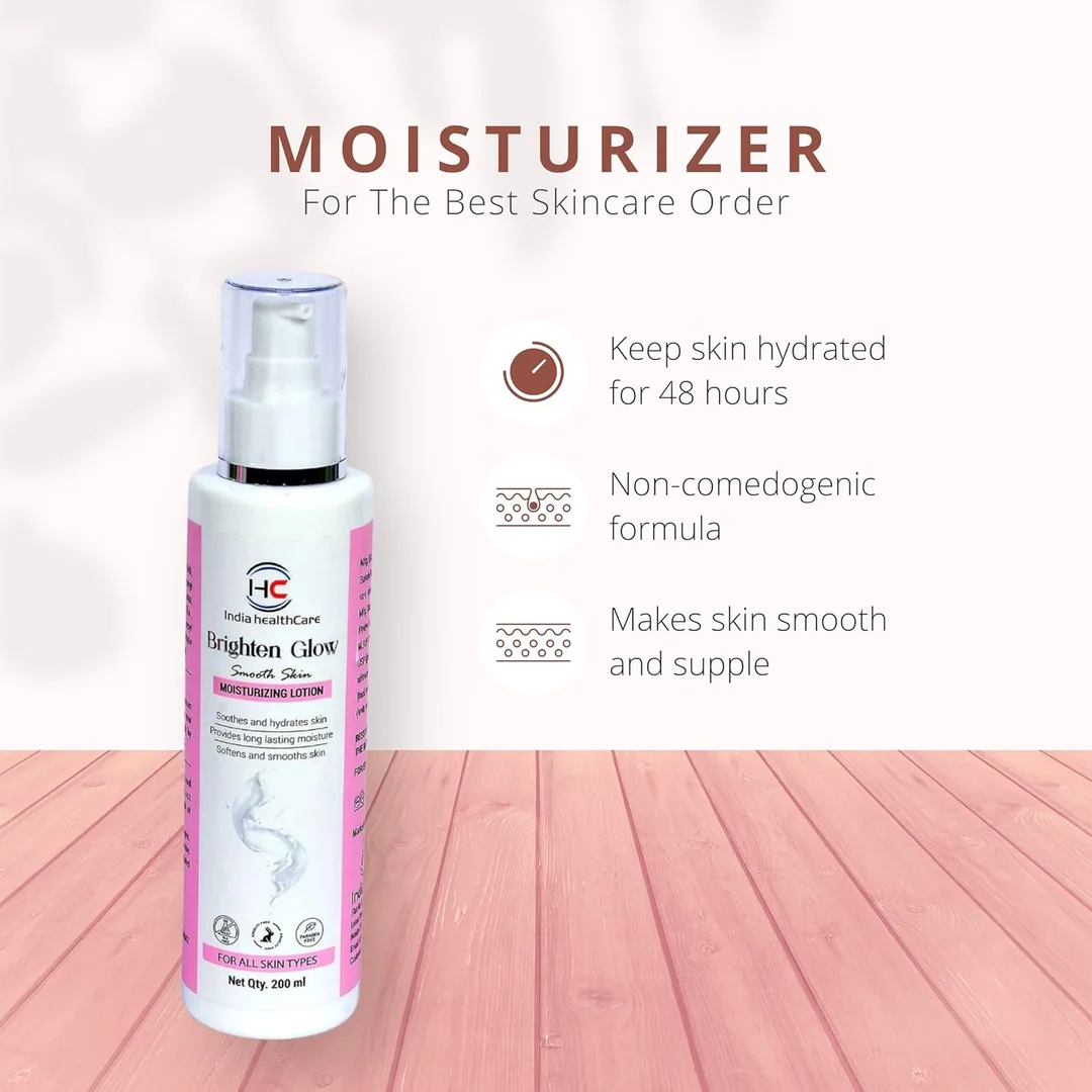 IHC Brighten Glow Smooth Skin Moisturising Cream with Ceramides, Oatmeal Extract, Apricot & Almond Oil for 48 Hour Hydration image 7