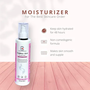 IHC Brighten Glow Smooth Skin Moisturising Cream with Ceramides, Oatmeal Extract, Apricot & Almond Oil for 48 Hour Hydration thumbnail 6