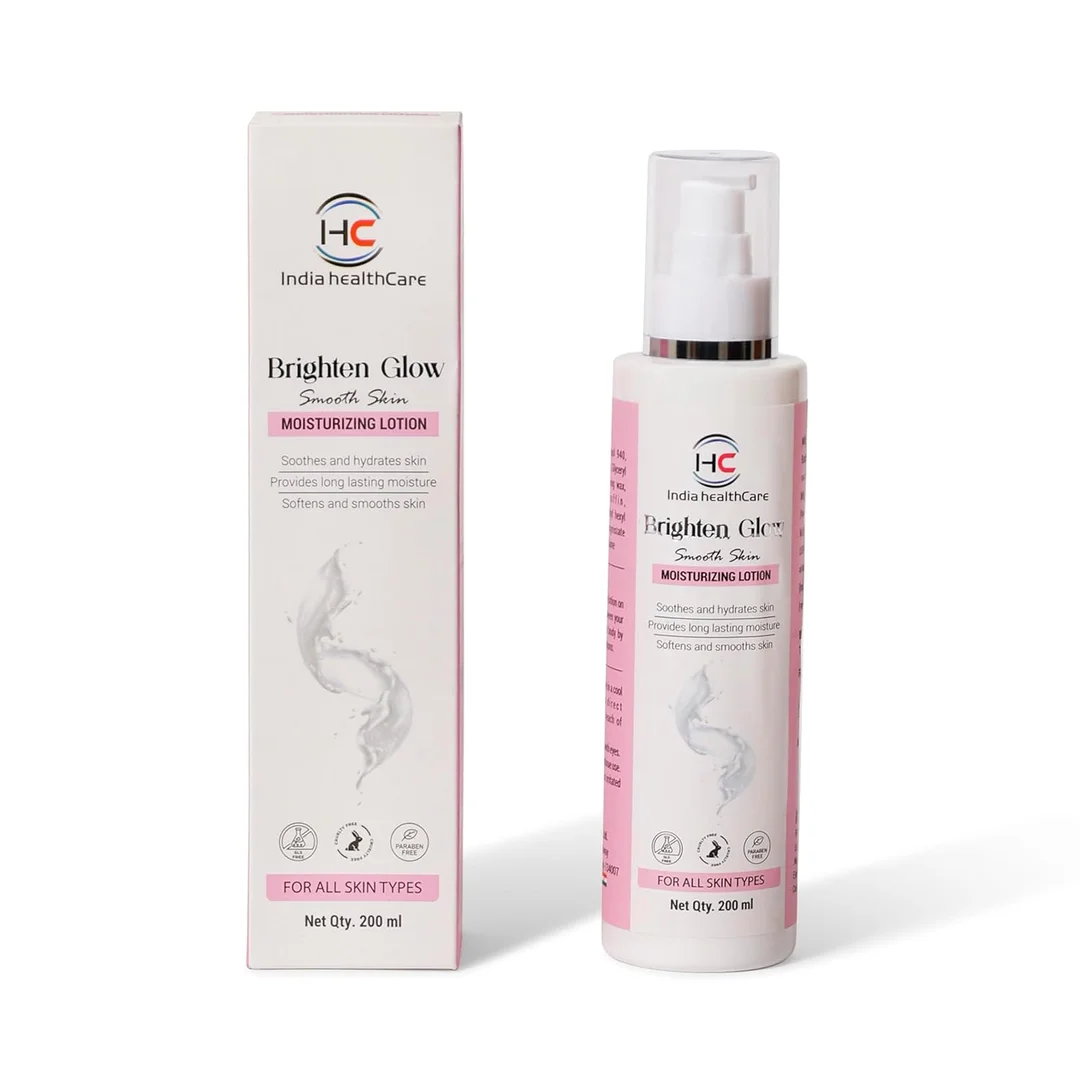 IHC Brighten Glow Smooth Skin Moisturising Cream with Ceramides, Oatmeal Extract, Apricot & Almond Oil for 48 Hour Hydration image 1