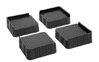 FLAME Heavy Duty Multipurpose Appliance Stand Set of 4 | Refrigerator Stand Washing Machine Stand Furniture Base Cupboard Support Heavy Load 310KG thumbnail 0