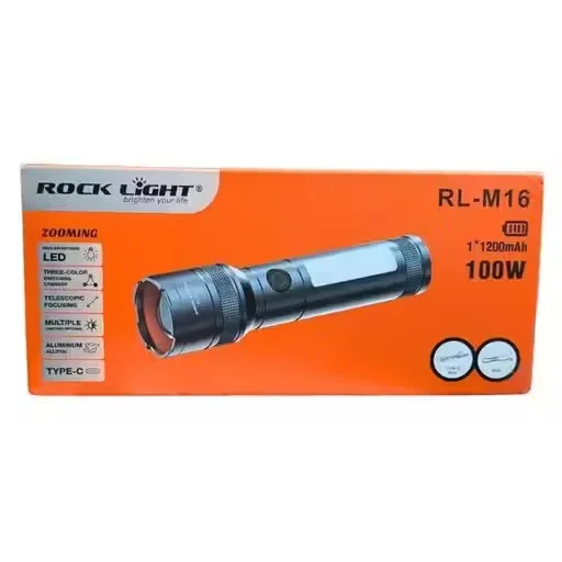 Waterproof Adjustable Zoom Head Metal Torch with USB-C Fast Charging for Camping Outdoor Hiking Emergency Use High Brightness LED Flashlight image 1