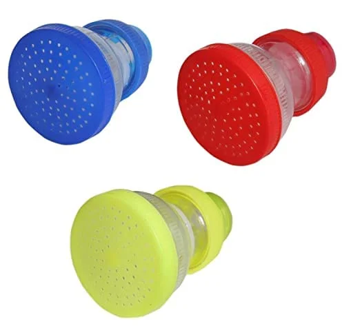 Set of 3 Multicolor Plastic Tap Shower Heads | Water-Saving Faucet Attachment with Filter | Sprinkler Type for Kitchen & Bathroom Use in India image 1