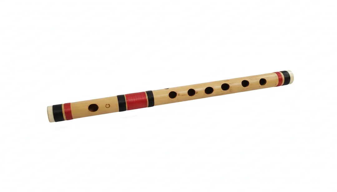 13 Inch C Tune Bamboo Flute | Professional Bansuri Krishna Murli for Beginners & Professionals | Indian Classical Music Instrument with Best Sound Quality image 1