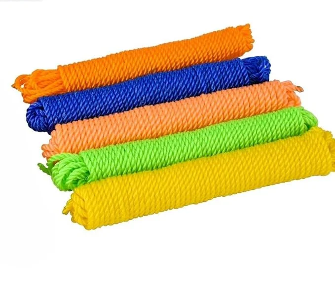 Pack of 2 Nylon Clothes Drying Rope (Rassi) 10 Meter x 2 | 4 mm Thick Heavy Duty Nylon Clothesline Rope for Indoor Balcony Outdoor Use Durable Laundry Drying Line image 3