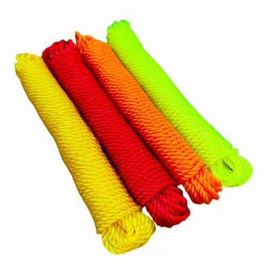 Pack of 2 Nylon Clothes Drying Rope (Rassi) 10 Meter x 2 | 4 mm Thick Heavy Duty Nylon Clothesline Rope for Indoor Balcony Outdoor Use Durable Laundry Drying Line thumbnail 0