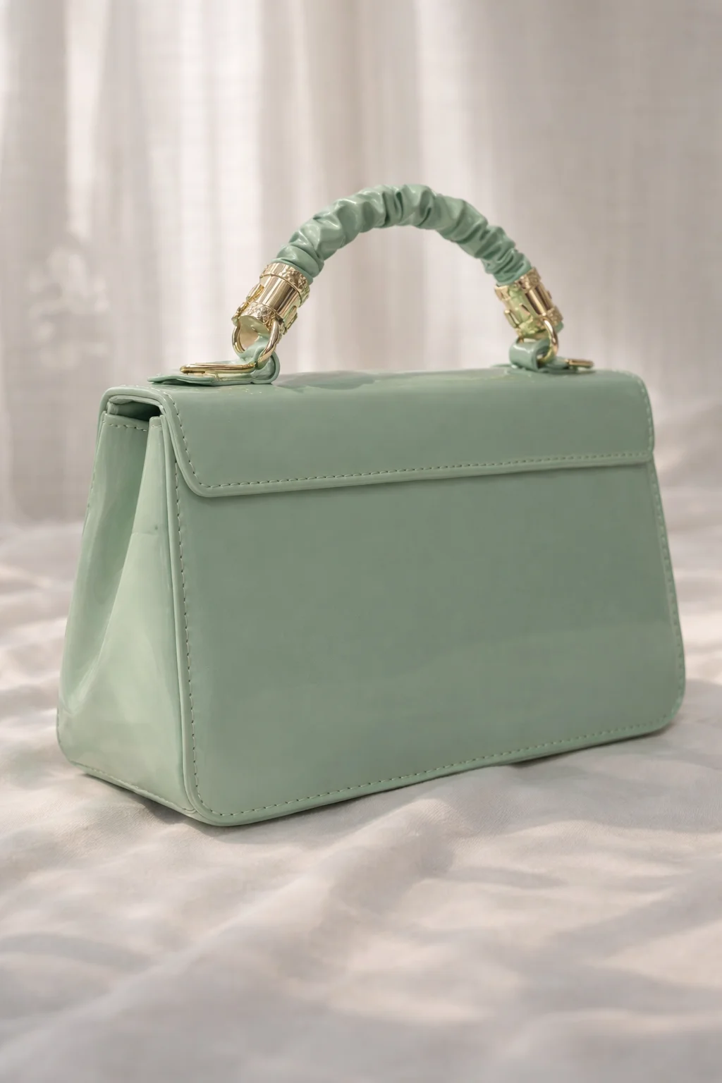 Green Sling Bag for Women Stylish Ladies Handbag with Adjustable Strap Premium Faux Leather Small Shoulder Purse for Daily Use image 2