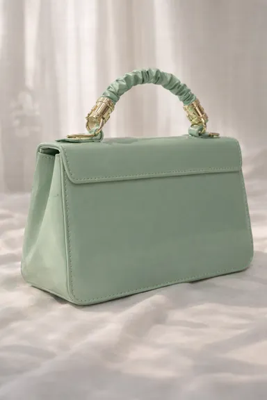 Green Sling Bag for Women Stylish Ladies Handbag with Adjustable Strap Premium Faux Leather Small Shoulder Purse for Daily Use thumbnail 1