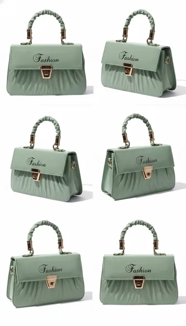 Green Sling Bag for Women Stylish Ladies Handbag with Adjustable Strap Premium Faux Leather Small Shoulder Purse for Daily Use thumbnail 2