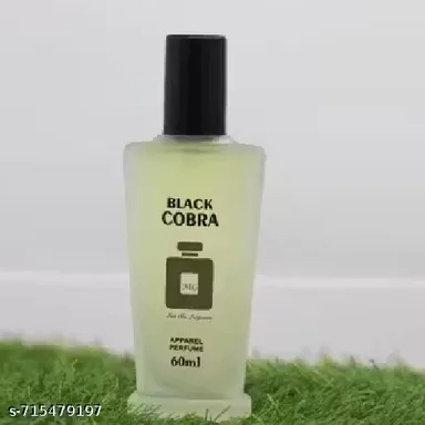 Black Cobra 60ml Men’s Apparel Perfume Fragrance Long-Lasting Fresh Citrus Woody Scent Premium Body Spray for Daily Wear, Gifting, and Office Use thumbnail 0