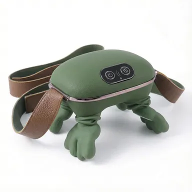 Horizonite Rechargeable Neck and Shoulder Massager with Heat |4D Bionic Kneading Deep Tissue Electric Massager Pillow for Cervical Pain Relief, Cordless| Adjustable Straps, Full Back, Leg & Body Relaxation |Green thumbnail 1